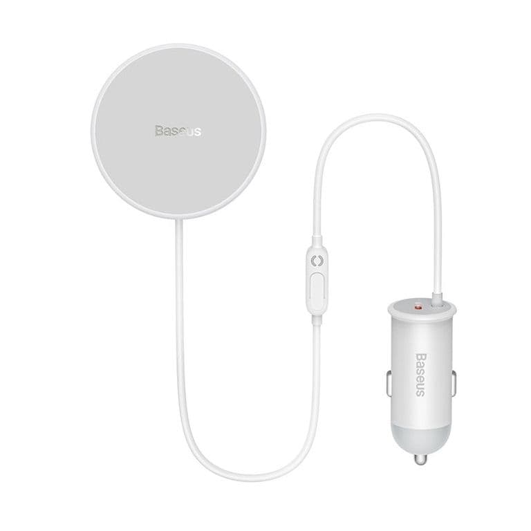Cargador Inalambrico MagSafe para Autos Blanco