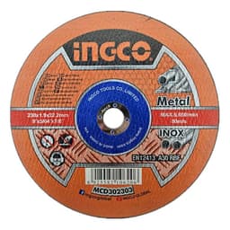 Disco Corte Metal Acero Inoxidable Plano 230mm Mcd302303