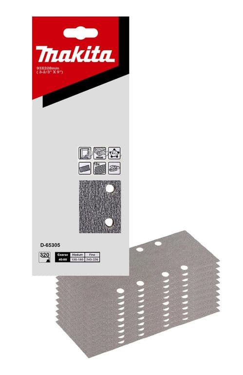 Lija Multiuso (10un) 93x228 G320 D-65305