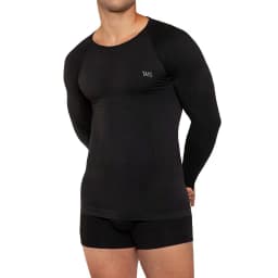 Camiseta Primera Capa Compresion Cobre Negro Negro XL