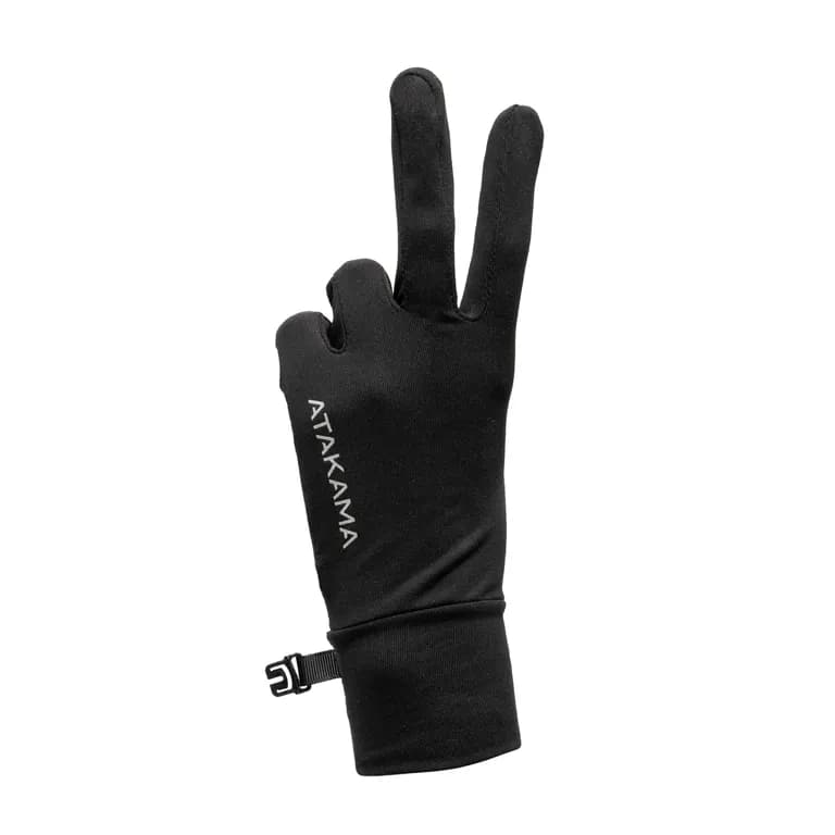 Guantes Termicos Primera Capa Touch Unisex Queuco Atakama Negro S/M