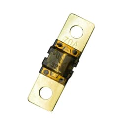 Fusible Bateria 70a 32v 42x12mm Chapado Oro -