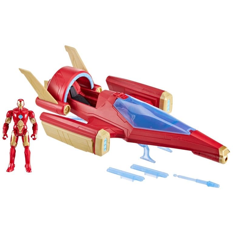 Figura de Accion Avengers Epic Hero Series Repulsor Blast Battle Jet Iron Man