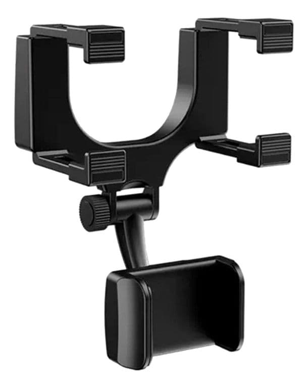 Soporte Celular Espejo Automovil Negro