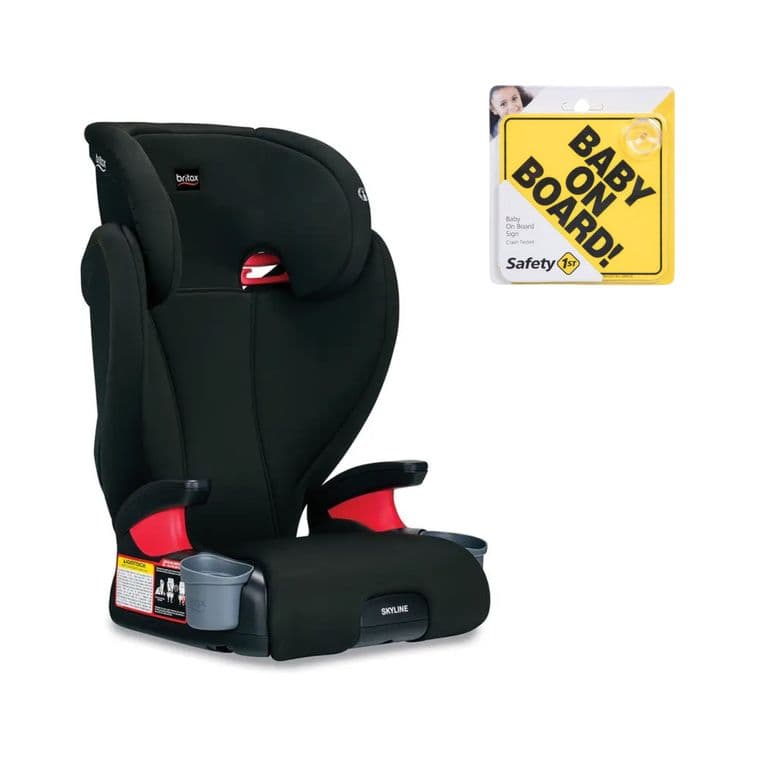 SILLA AUTO BUTACA SKYLINE DUSK + letrero bebe a bordo