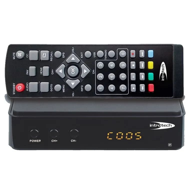 Decodificador Sintonizador Digital de TV Certificado SEC
