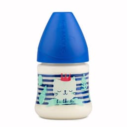 MAMADERA 150ML ANATOMICA SILICONA SEA AZUL