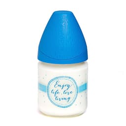 MAMADERA VIDRIO 120ML SILICONA ENJOY