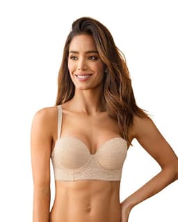Sosten en Encaje con Realce Incorporado 71330 Beige 38B