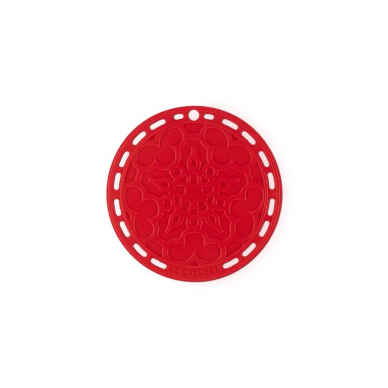 Salvamantel Redondo 20cm Cereza Rojo