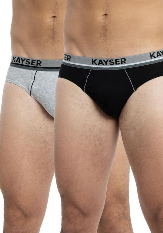 Pack 2x slip P29111-GRI Gris S