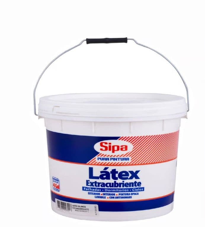 Latex extracubriente mate blanco 4 gl