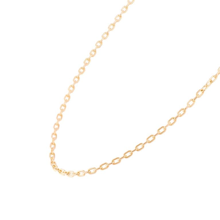Cadena de Oro 18kt Limada Estilizada Amarillo 45