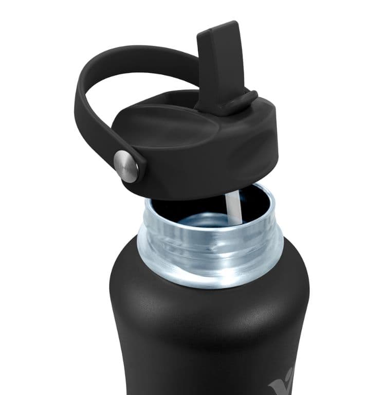 Tapa Para Botella Negro 32oz 40oz Antiderrame