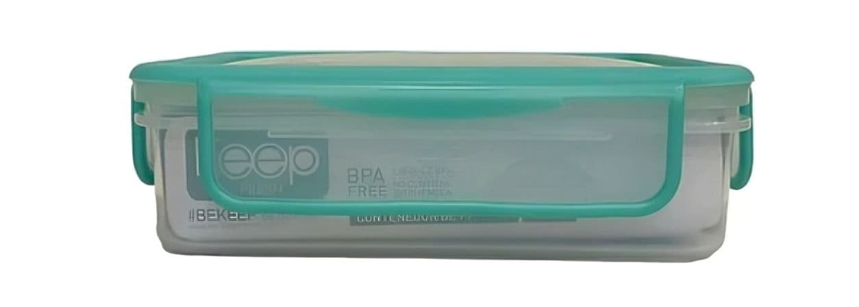 HERMETICO PP 600ML RECTANGULAR VERDE