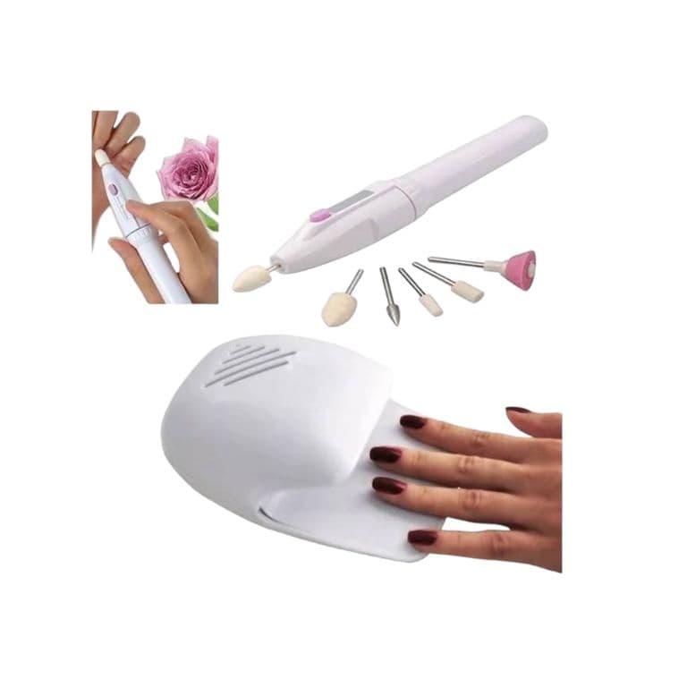 SET MANICURE 5 PZAS SECADOR UNAS MANICURE AR38
