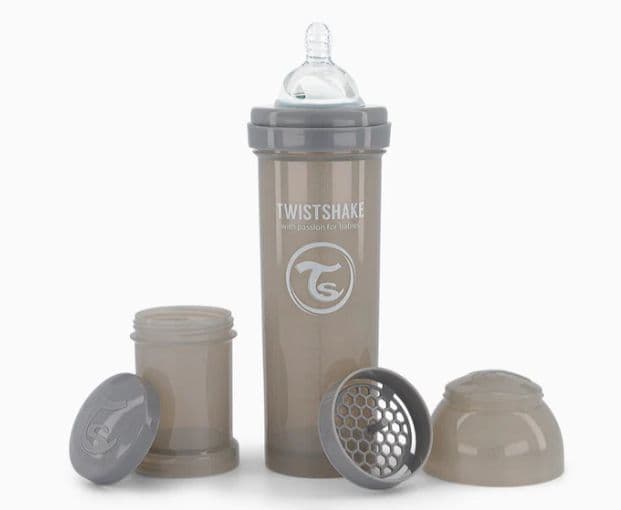 Mamadera Anticolicos 330 ml Gris