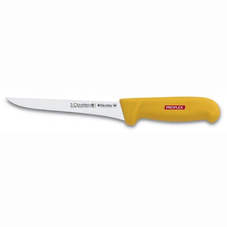 Cuchillo Deshuesador 15 cm Amarillo