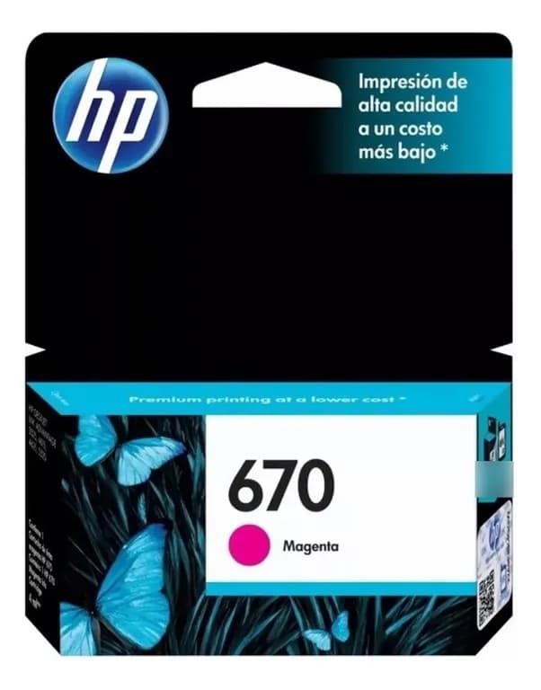 Cartucho de Tinta 670 Magenta Original