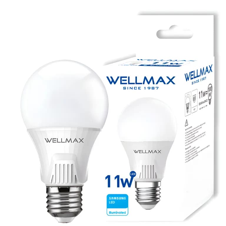 Ampolleta LED E-27 11W Luz Fria 1050Lm LED Samsung
