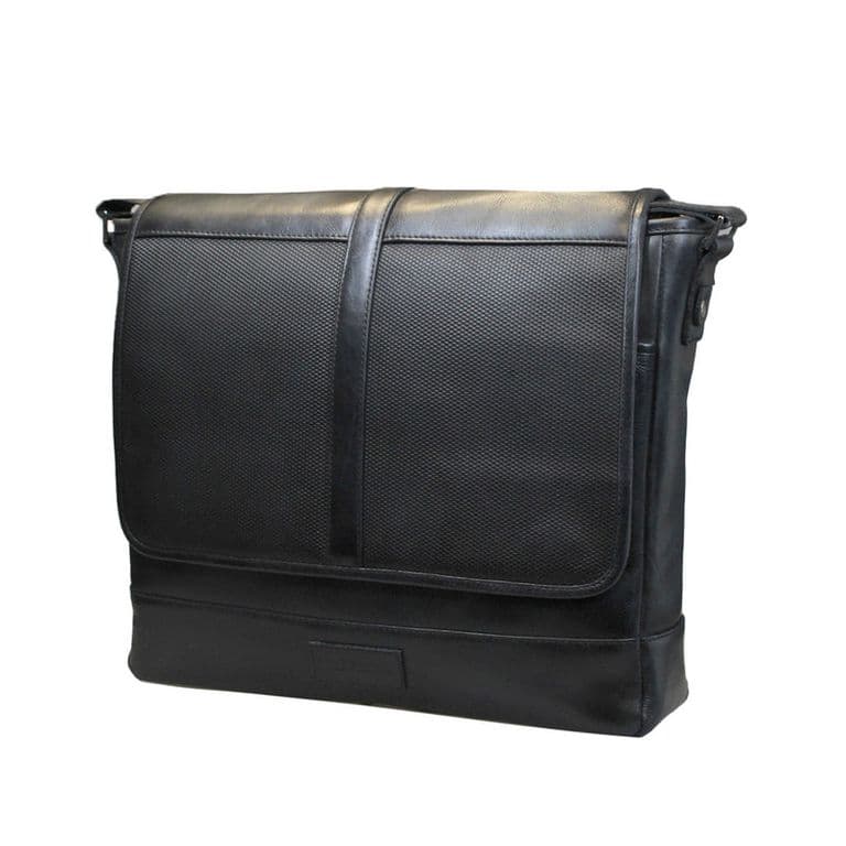 Morral 100% Cuero Genuino Liuton Negro Negro TALLA UNICA