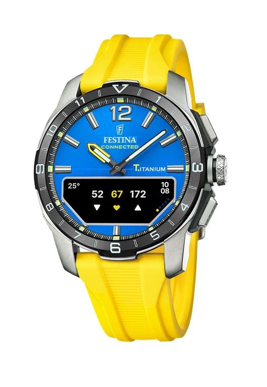 Reloj F23000/8 Amarillo Hombre Hybrid Amarillo TALLA UNICA