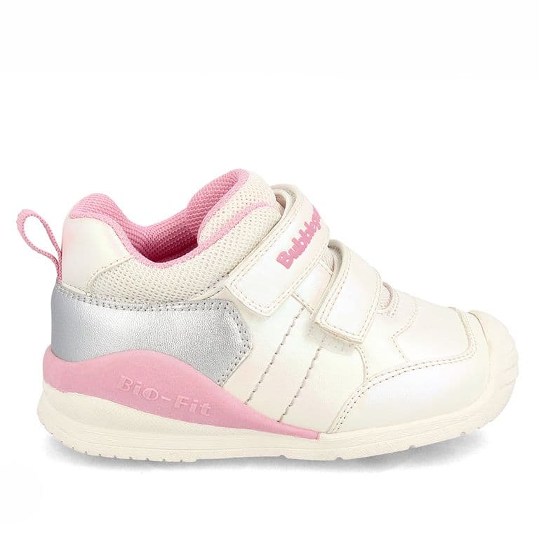 Zapatilla Nina Bubblegummers Bio Fit Blanco-Pink Blanco 18