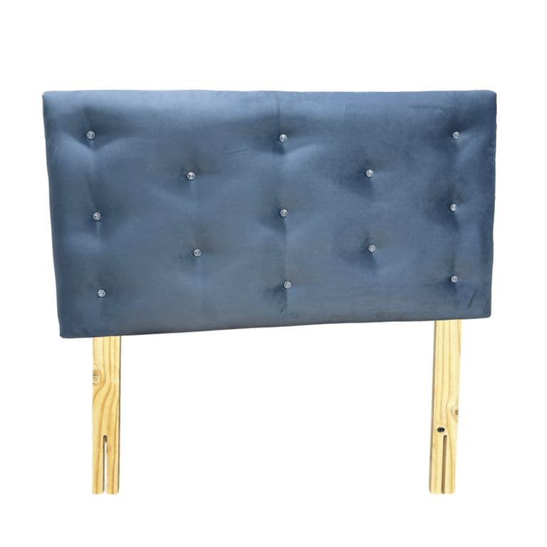 Respaldo 1 1/2 Gris Osc Diamante Felpa Muebles Rimar