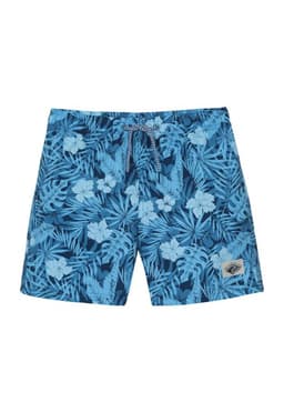 Traje de Bano Nino Short Est Tropical Celeste 4