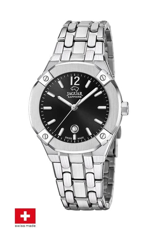 Reloj J1016/3 Swiss Negro Mujer Diplomatic Negro TALLA UNICA