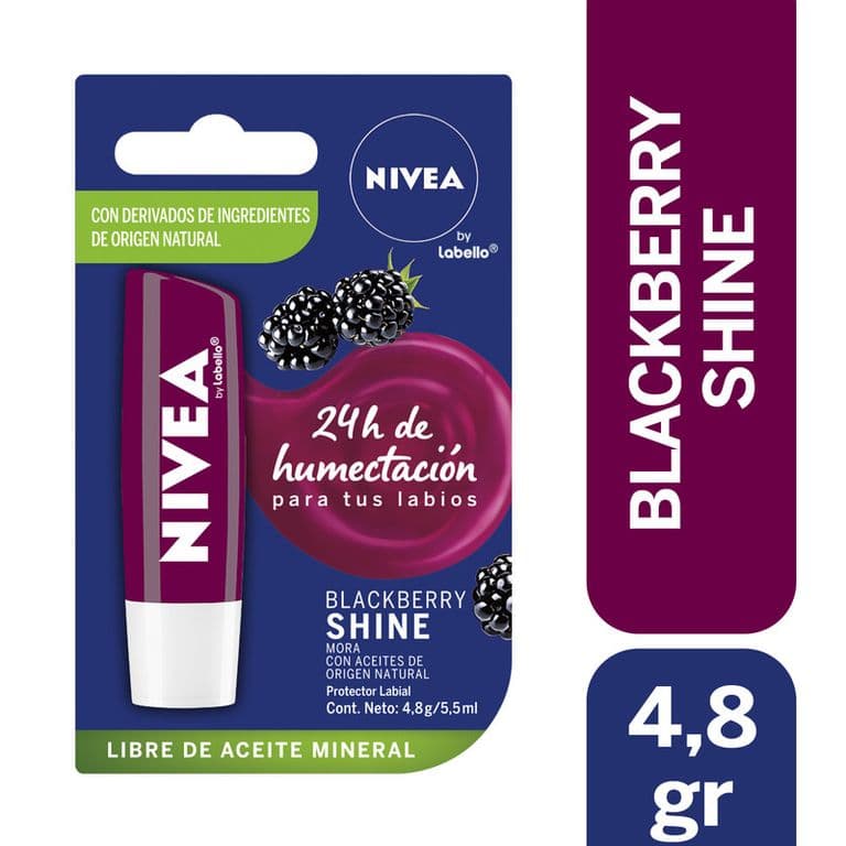 Balsamo Labial Blackberry Shine 4,8Gr