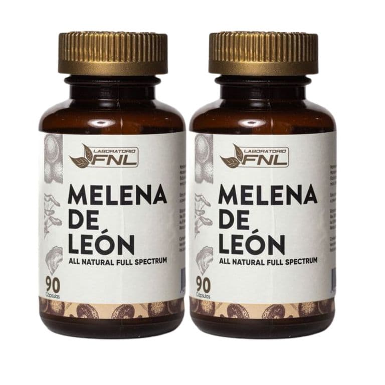 Melena de Leon 200mg 180 Capsulas 2 Frascos x 90 Caps