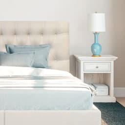 Respaldo de Cama Capitone Premium Lino Crema - 2 Plazas