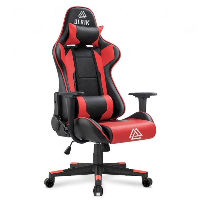 Silla Gamer de Oficina Profesional Roja - Rojo