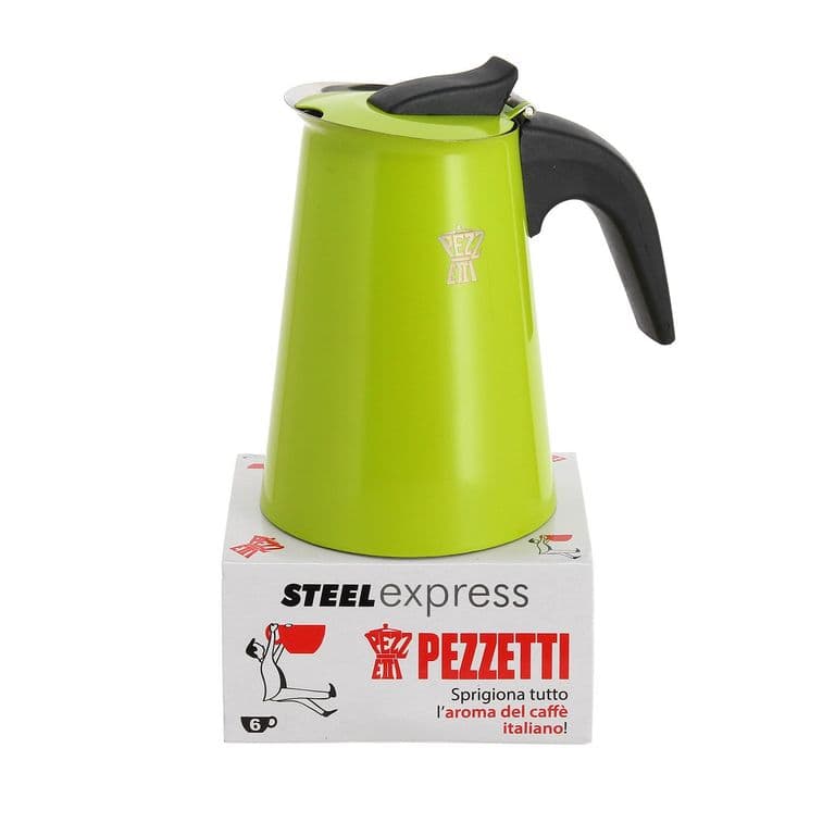 Cafetera Steel Express 6 Tazas Pistacho