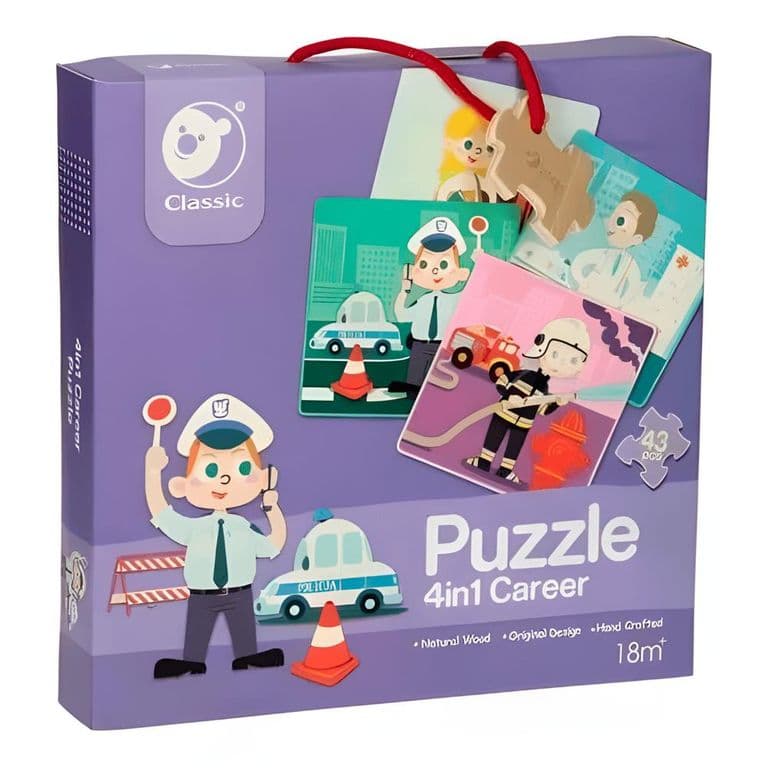 Puzzle 4 En 1 Profesiones Medida 20x20 PB-C5