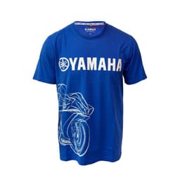 Polera De Hombre Manga Corta Shadow Azul Azul M