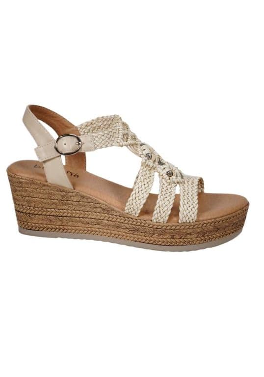Sandalia Roma Beige Beige 35