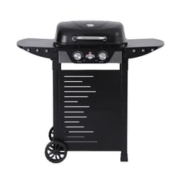 Parrilla Electrica 2 Tubos Calefactores Manhattan Black