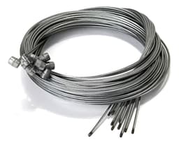 10 Cables Freno Trasero Acero 2050 Mm Bicicleta Mtb
