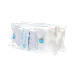 Toallita Humeda 99% Agua Baby Wipes Pack 2X80 Un