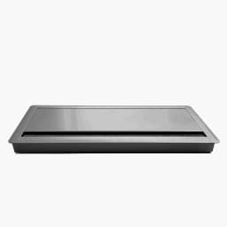 Pasacables Rectangular Gris claro Form