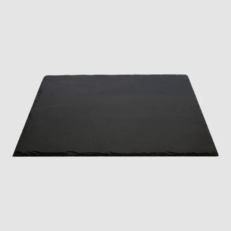 Plato Cuadrado Piedra Pizarra 25x25 Cm