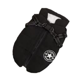 Parka Chaqueta Impermeable Perro Talla S Negro