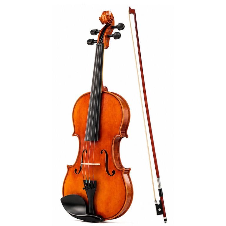 Violin Madera Maciza con Case Rigido y Arco - SC