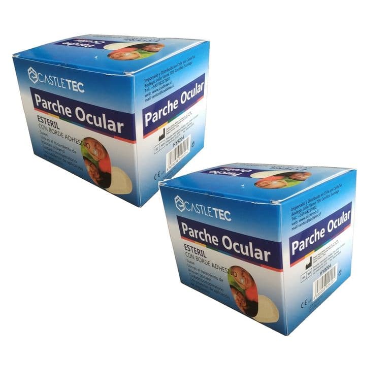 Parche ocular pack 100 unidades, parche para ojos color piel