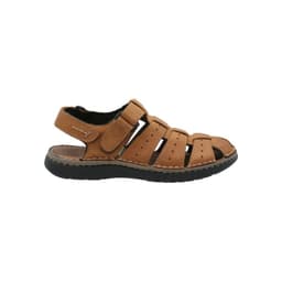 Sandalia Cuero Hombre Riqui Cafe Cafe 40