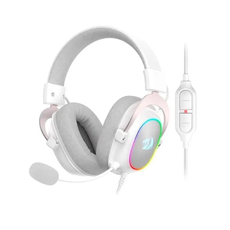 Audifonos Gamer Zeus X H510 RGB Sonido 7.1 Blanco