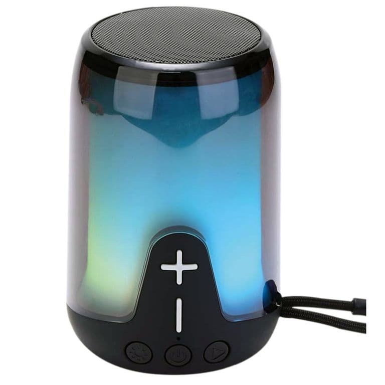 Parlante Bluetooth Rgb Tws Portatil Color Negro - SC