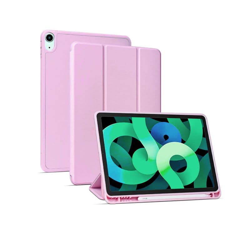 Funda Smart Cover Para iPad 10.9 10 Gen 2022 Con Ranura Rosado